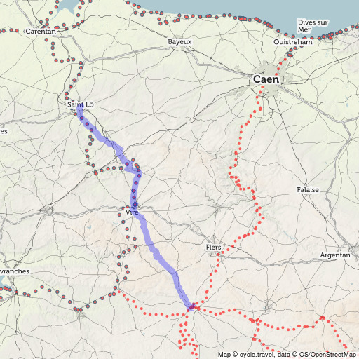 cycle paths map