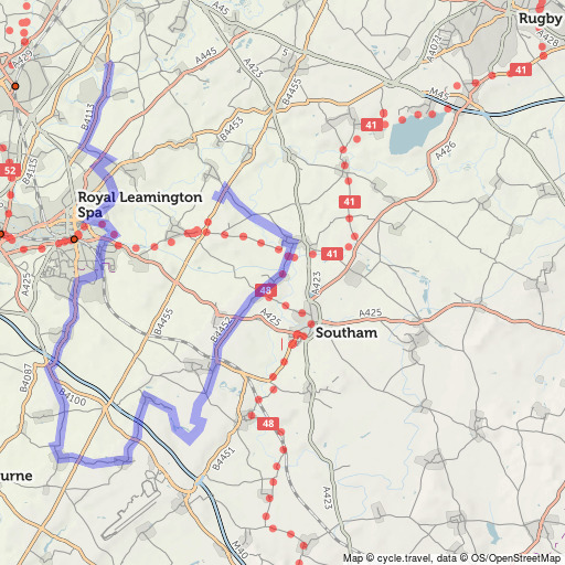 cycle paths map