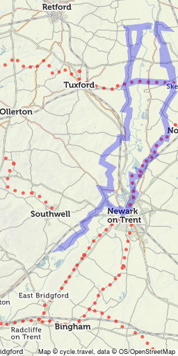 cycle paths map