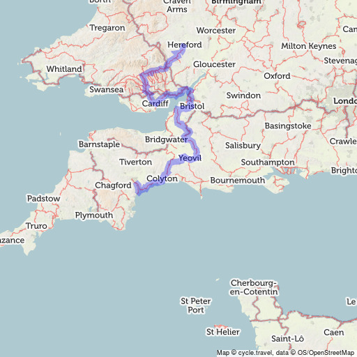 Bike map Cycle route planner cycle.travel