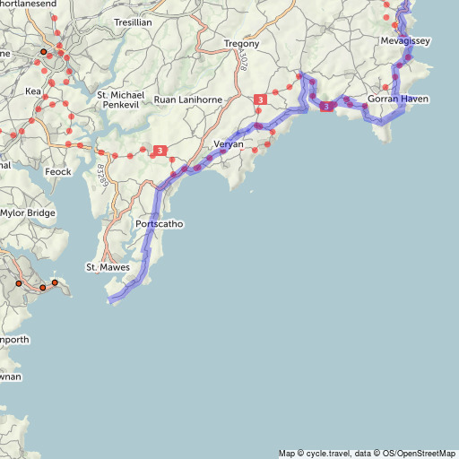 Bike map Cycle route planner cycle.travel