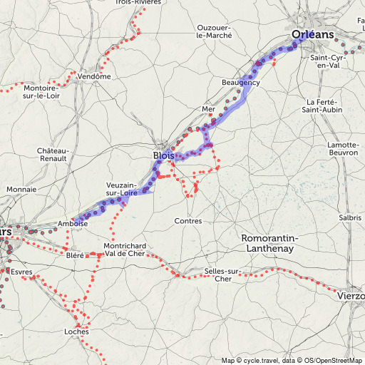 Bike map Cycle route planner cycle.travel