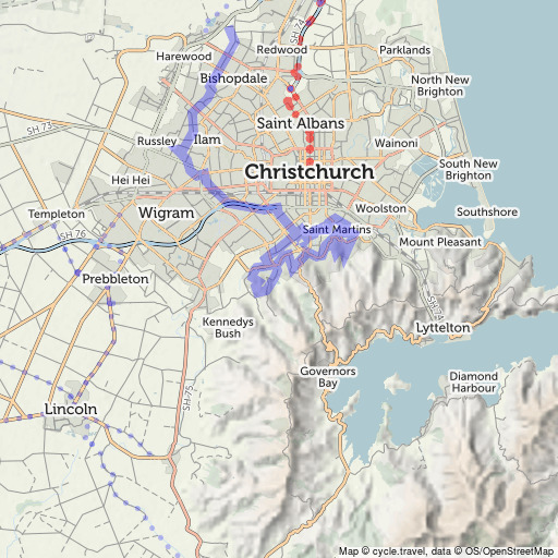 Bike map Cycle route planner cycle.travel