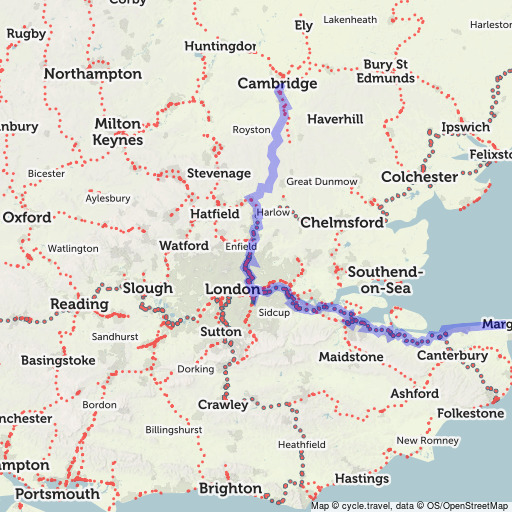 Bike map Cycle route planner - 546747 