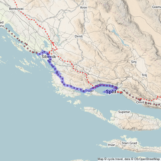 Bike map Cycle route planner - 561546 