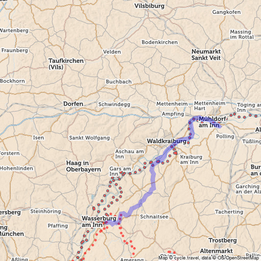 Bike map Cycle route planner cycle.travel