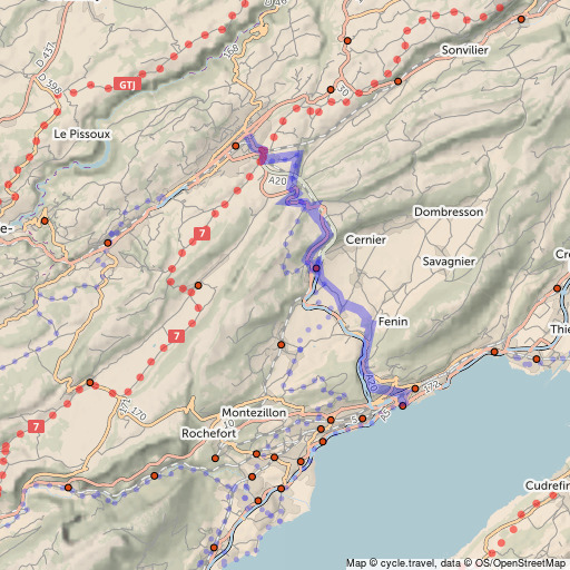Bike map Cycle route planner cycle.travel