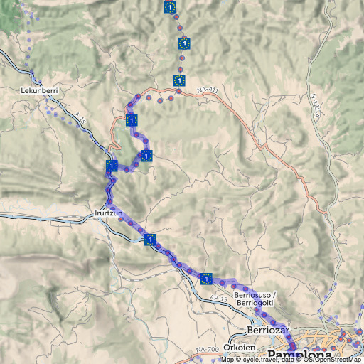 Bike map Cycle route planner cycle.travel