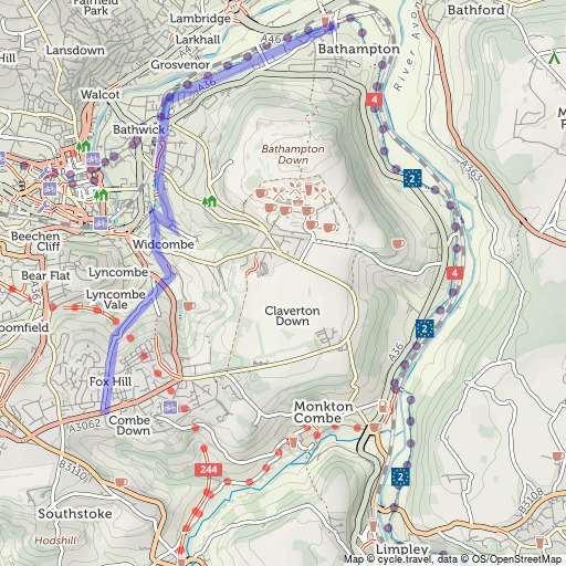 Bike map Cycle route planner cycle.travel