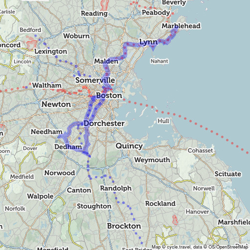 Bike map Cycle route planner cycle.travel