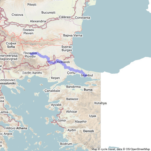 Bike map Cycle route planner cycle.travel