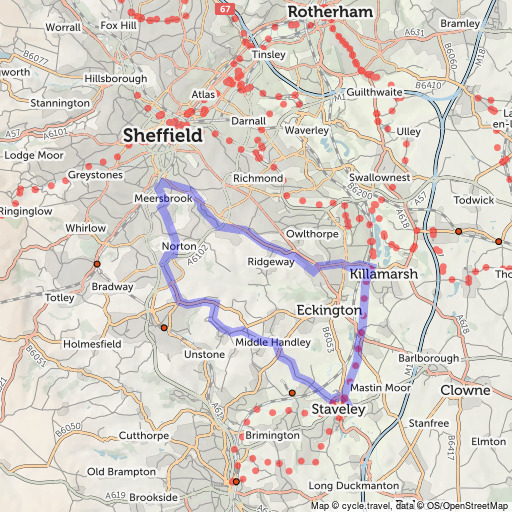 Bike map Cycle route planner cycle.travel
