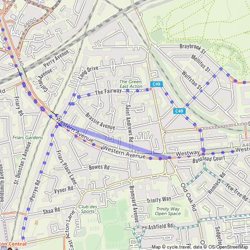 Bike map Cycle route planner - 815567